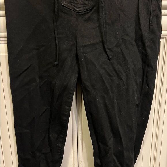 Hudson Bullocks High Rise Lace Up Jeans in Black Coated Sz 28 - Picture 10 of 11